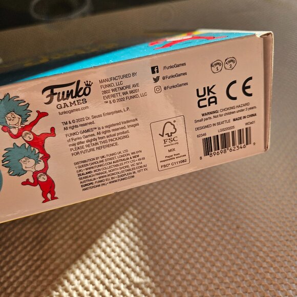 Dr Seuss - Thing one and‎ thing two - Where are you - Board Game - Picture 2 of 8